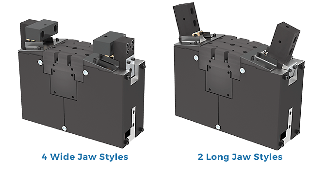 PHD Series PFD frame clamp provides reliable high-force pneumatic clamping with flexible tooling and weld protection.